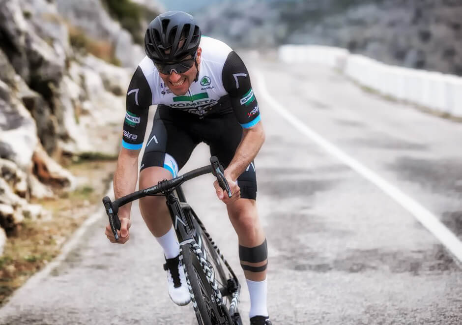 Un cycliste de compétition