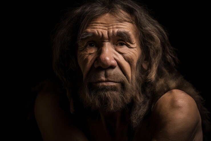 Visage d'un homo sapiens