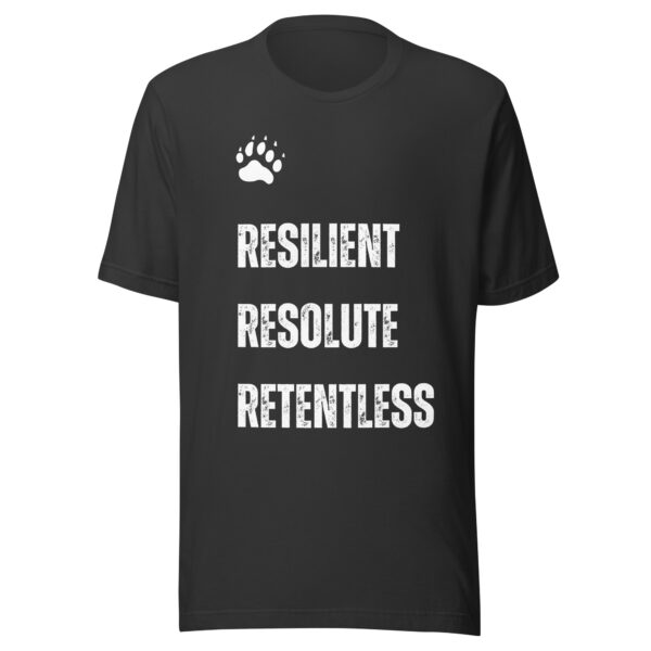 T-shirt à slogan motivant et patte d'ours – Image 6