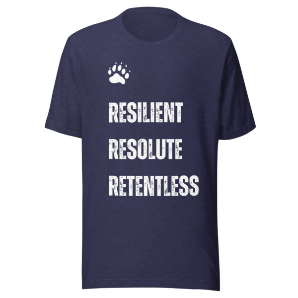 T-shirt à slogan motivant et patte d'ours – Image 7