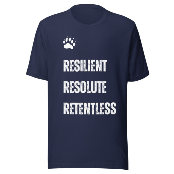 T-shirt à slogan motivant et patte d'ours – Image 4