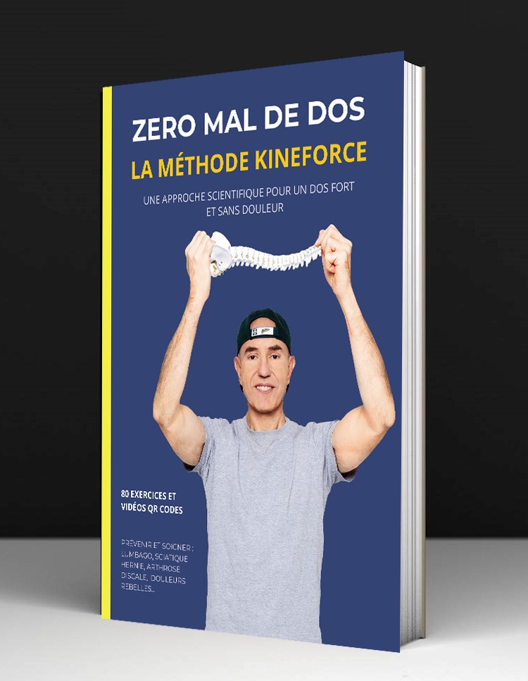Maquette Livre Zéro mal de dos, la méthode KineForce
