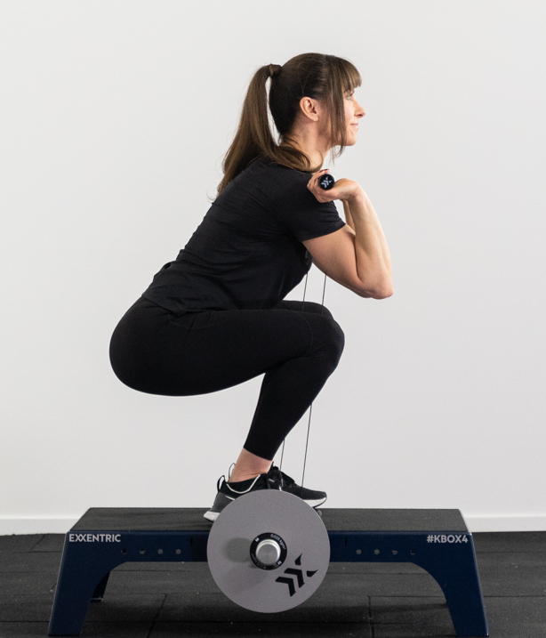 Un squat à la flywheel